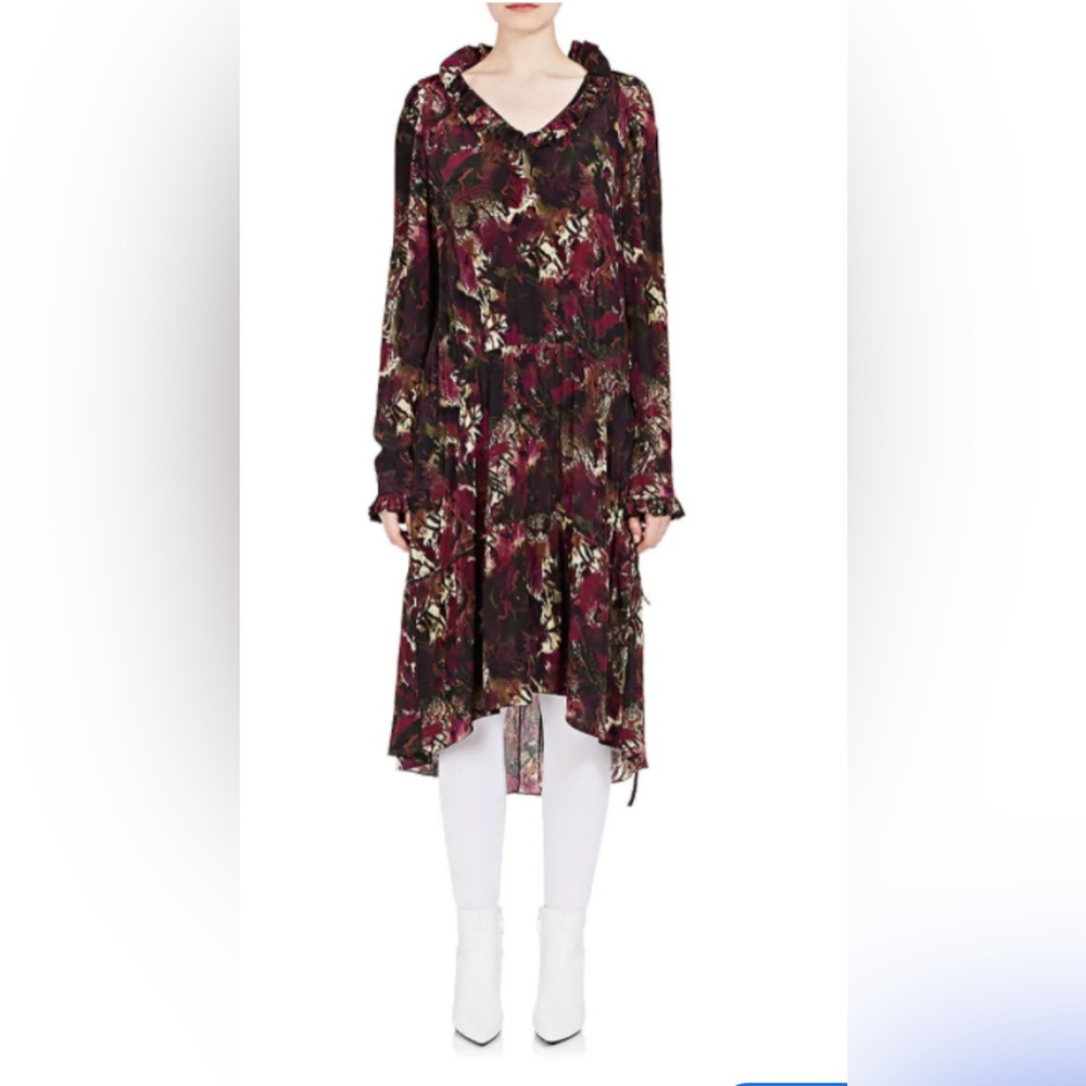 Balenciaga Floral Long Sleeve Dress  - RARE size 36